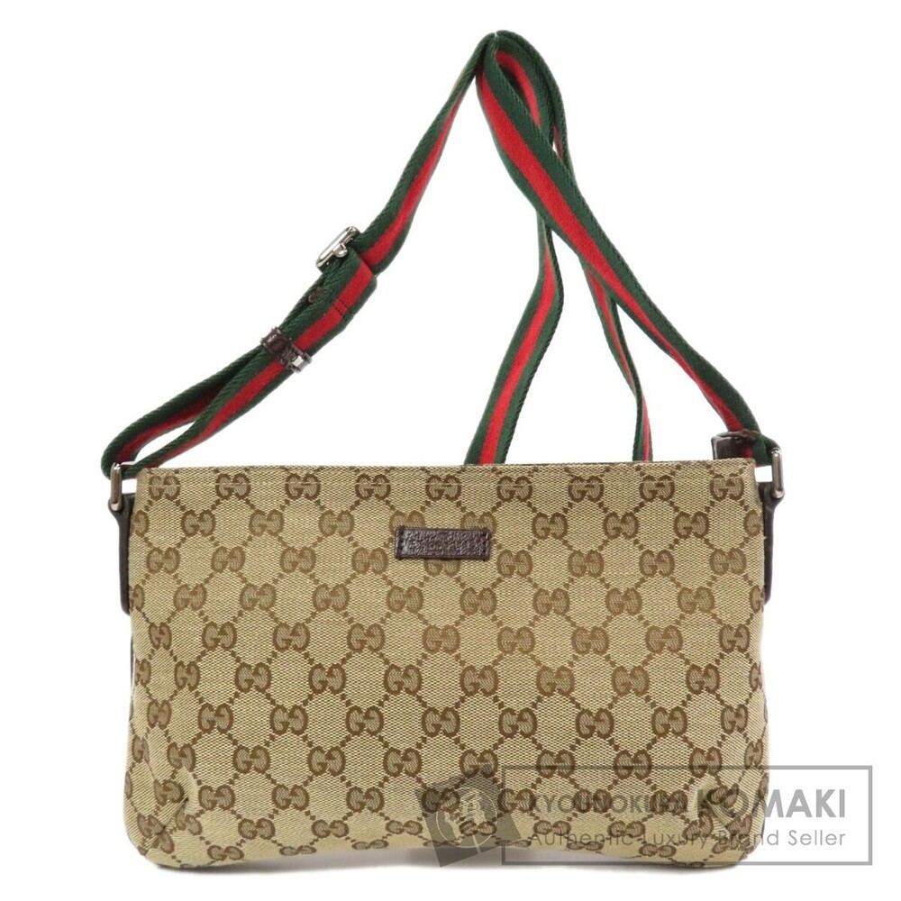 Gucci Sherry Line Shoulder Bag black techno leather